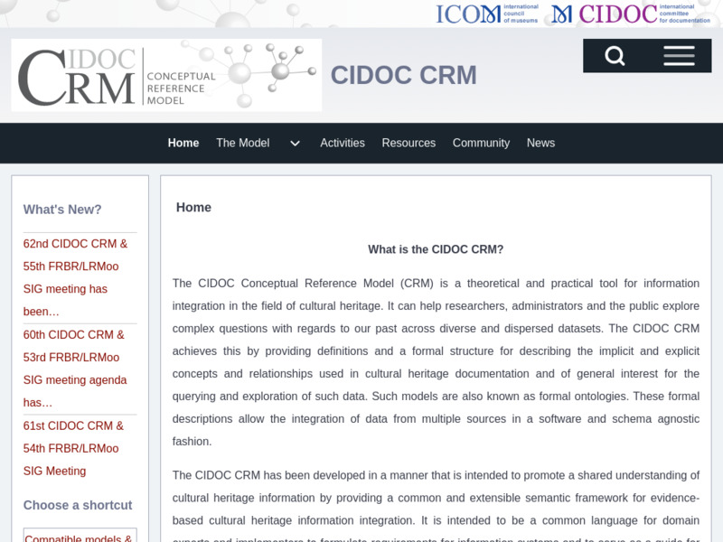 CIDOC Conceptual Reference Model